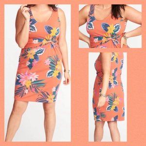 BOGO Old Navy 3X Orange Tropical Print Dress